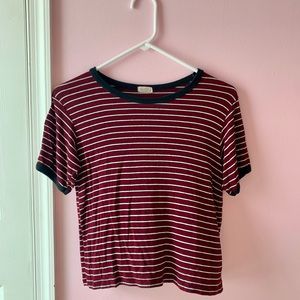 Red Striped Top